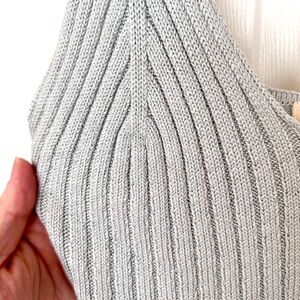 Lavender/Gray Crochet Tank Top